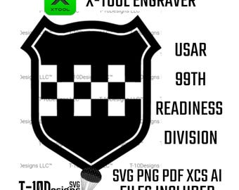 99th Readiness Division Patch – Military Insignia Digital File (svg, png, ai, xcs, pdf)