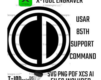 85th Support Command Patch – Military Insignia Digital File (svg, png, ai, xcs, pdf)