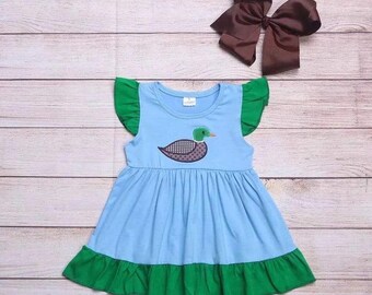 Girls Mallard duck dress
