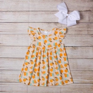 Peach dress