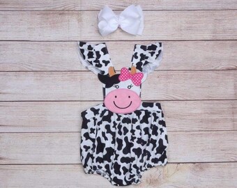 Girls cow bubble