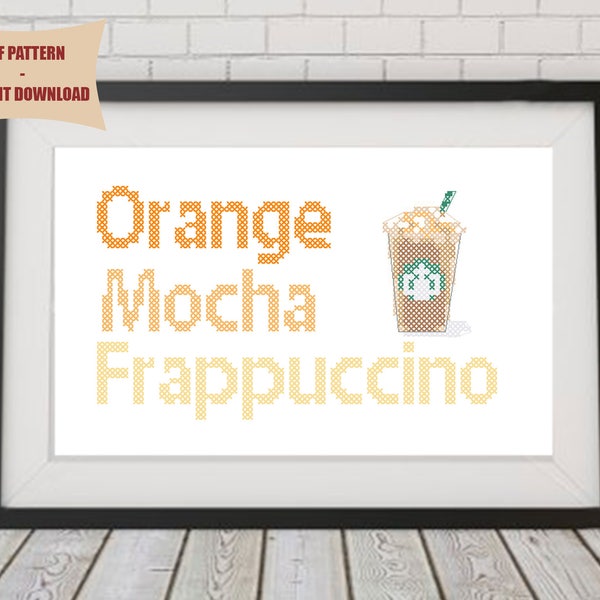 Starbucks Cross Stitch Pattern - Etsy