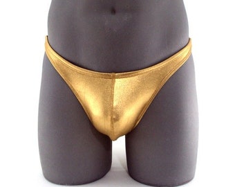 Metallic Gold Men Thong