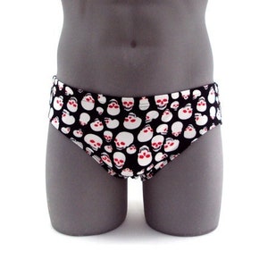 Skull Print - Men Swimsuit-Print swimwear-Men Bathing Suit-Swimwear-Swimsuit-Bathing Suit-Internal Drawstring
