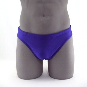Purple Men&#39;s Brief Swimsuit & Men Bathing Suit swimwear-Internal Drawstring