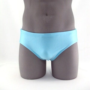 Men&#39;s Brief Swimsuit & Men Bathing Suit swimwear- Arabian Blue-Internal Drawstring