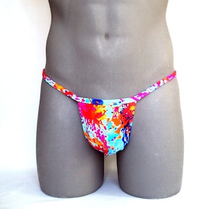 Paint Splash String Bikini Swimwear