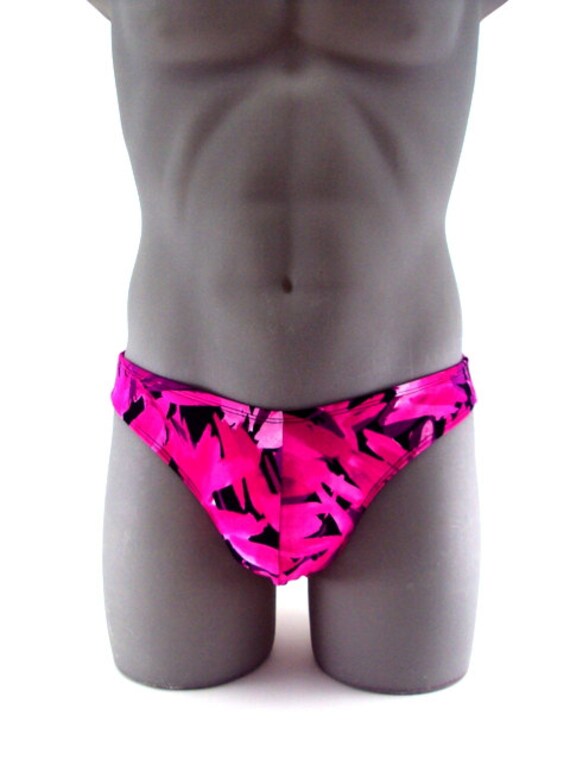 mens pink bikini swimwear