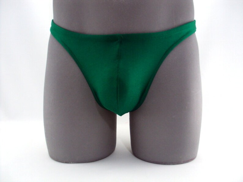 Kelly Green Men Thong Swimsuit | Etsy