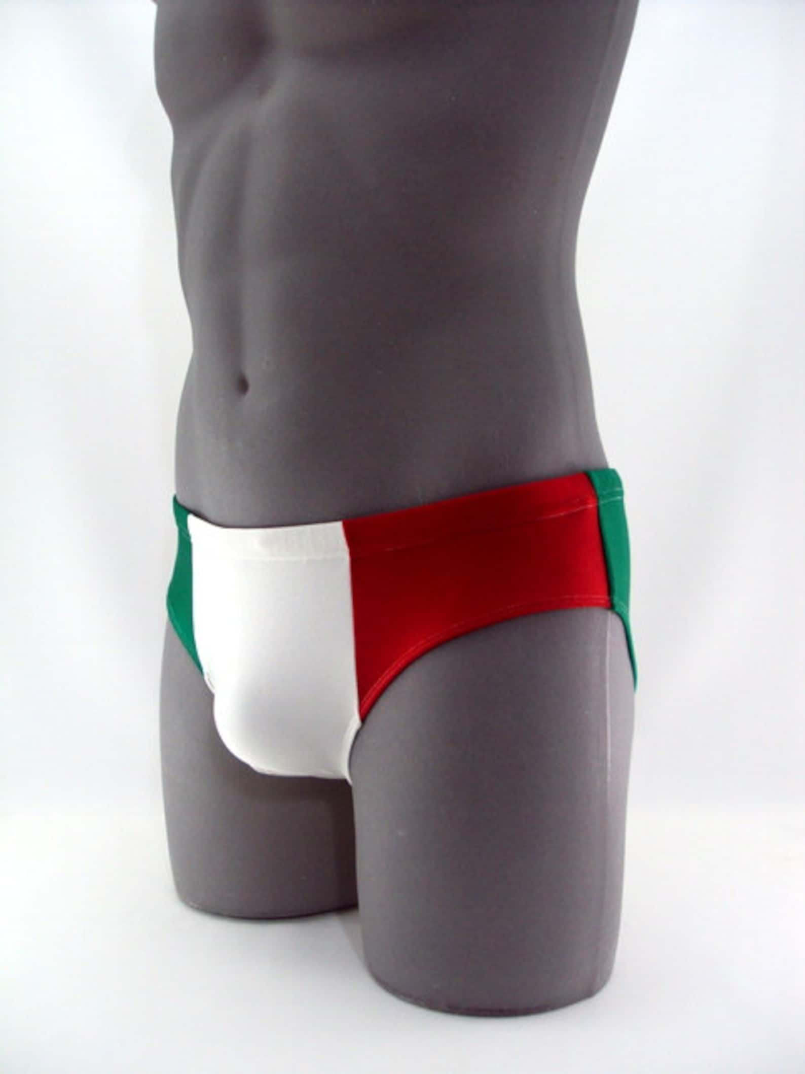 Italian Flag Men Swimsuit Etsy