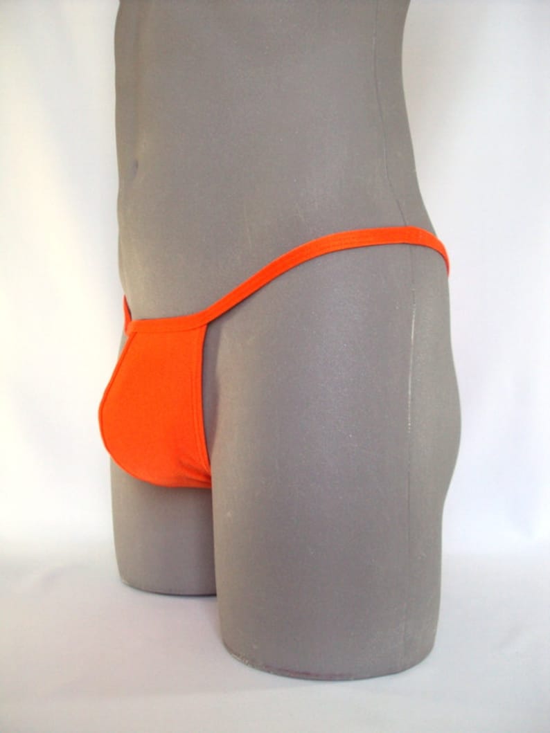Body Builders Posing String Men Bikini Swimwearorange Etsy