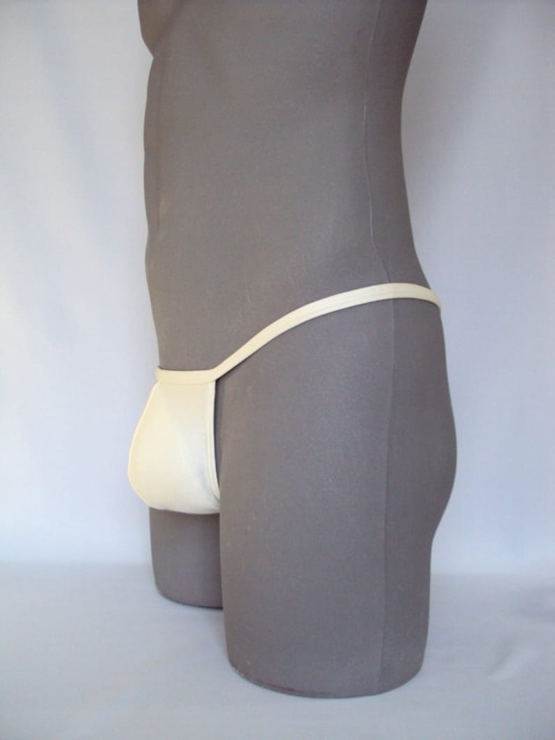 Body Builders Posing String Men Bikini Swimwearivory Etsy