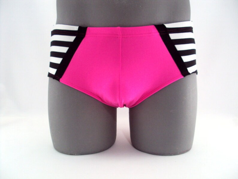Hot Pink Men's Brief Swimwear Etsy