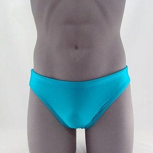 Men's Brief Swimsuit & Men Bathing Suit swimwear - Jade Green-Internal Drawstring