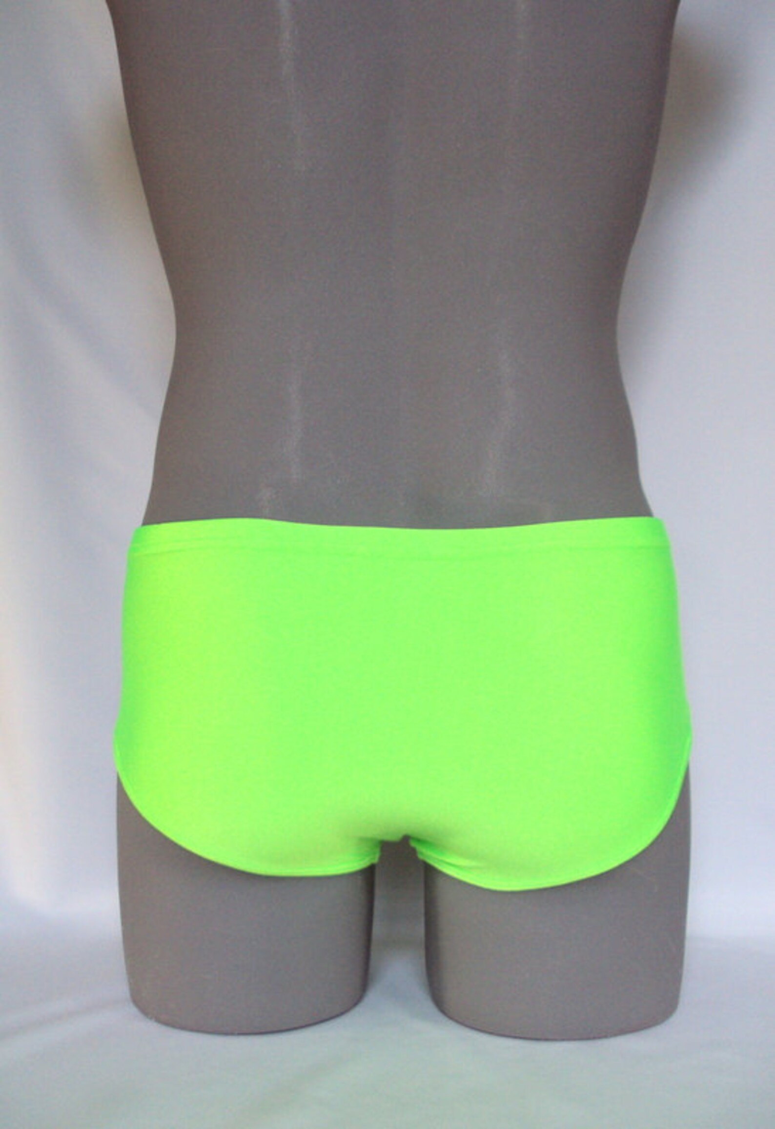 Lime Green Men's Brief Swimwear Etsy
