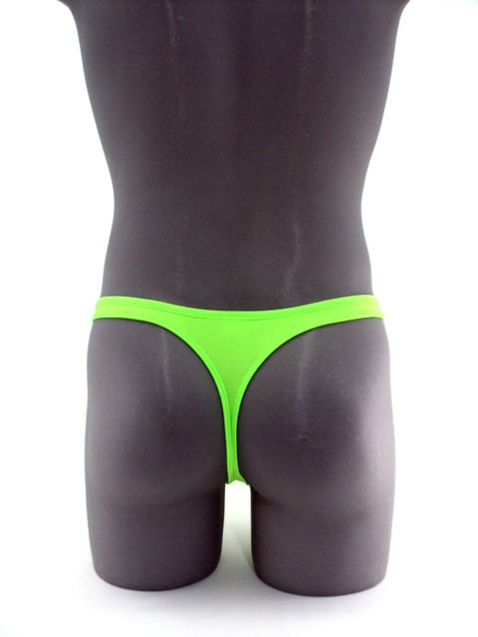 Lime Green Men Thong Swimsuit Etsy