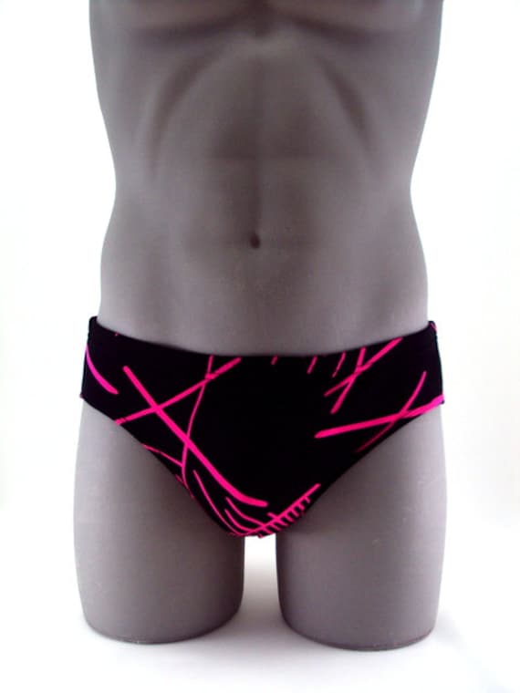 mens pink swimwear