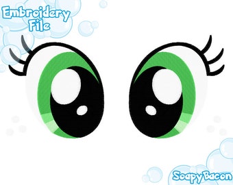 EMBROIDERY FILES: Applejack Eyes - Embroidery Machine Design File