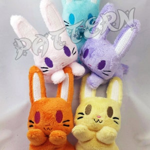 ITH PATTERN: Bun-Bun Bunny Beanie Plush - Embroidery File Project