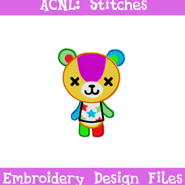 PES & HUS FILES: Stitches Villager acnl - Embroidery Machine Design File