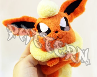 ITH PATTERN: Flareon Beanie Pokemon Plush - Embroidery File Project