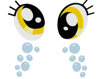 EMBROIDERY FILES: Derpy Hooves Eyes & Cutie Mark Set - Embroidery Machine Design File