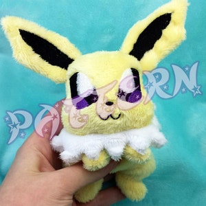 ITH PATTERN: In The Hoop Pattern for Jolteon Beanie Plush- Embroidery File Project