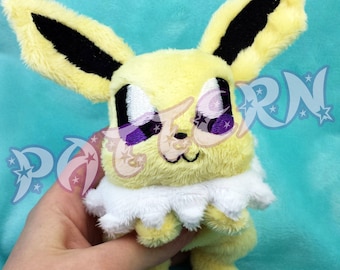 ITH PATTERN: In The Hoop Pattern for Jolteon Beanie Plush- Embroidery File Project
