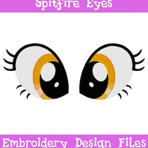 PES FILES: Spitfire Eyes - Embroidery Machine Design