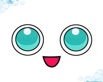 EMBROIDERY FILES: Jigglypuff Face - Pokemon - Embroidery Machine Design
