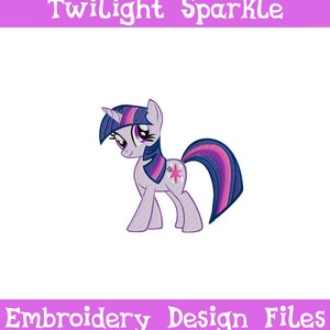 PES FILES: Twilight Sparkle - Embroidery Machine Design File