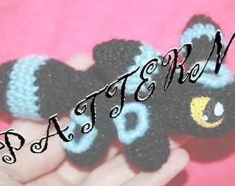 PATTERN CROCHET: Umbreon Teenie Beanie