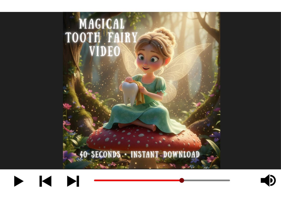 Magical Tooth Fairy 3D Animated Video Message (instant Download MP4) - Etsy