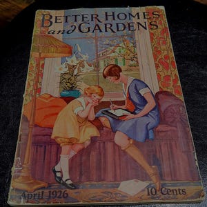 BETTER HOMES and GARDENS 1926