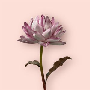 Faux Lotus Flower | Artificial Lotus Decor | Realistic