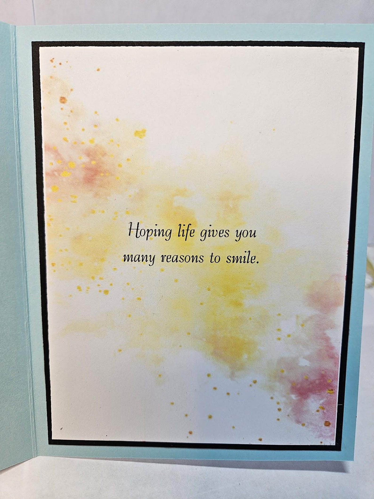 Handmade Alcohol Ink Cards: Set of 3, Gold Foil Flowers - Etsy