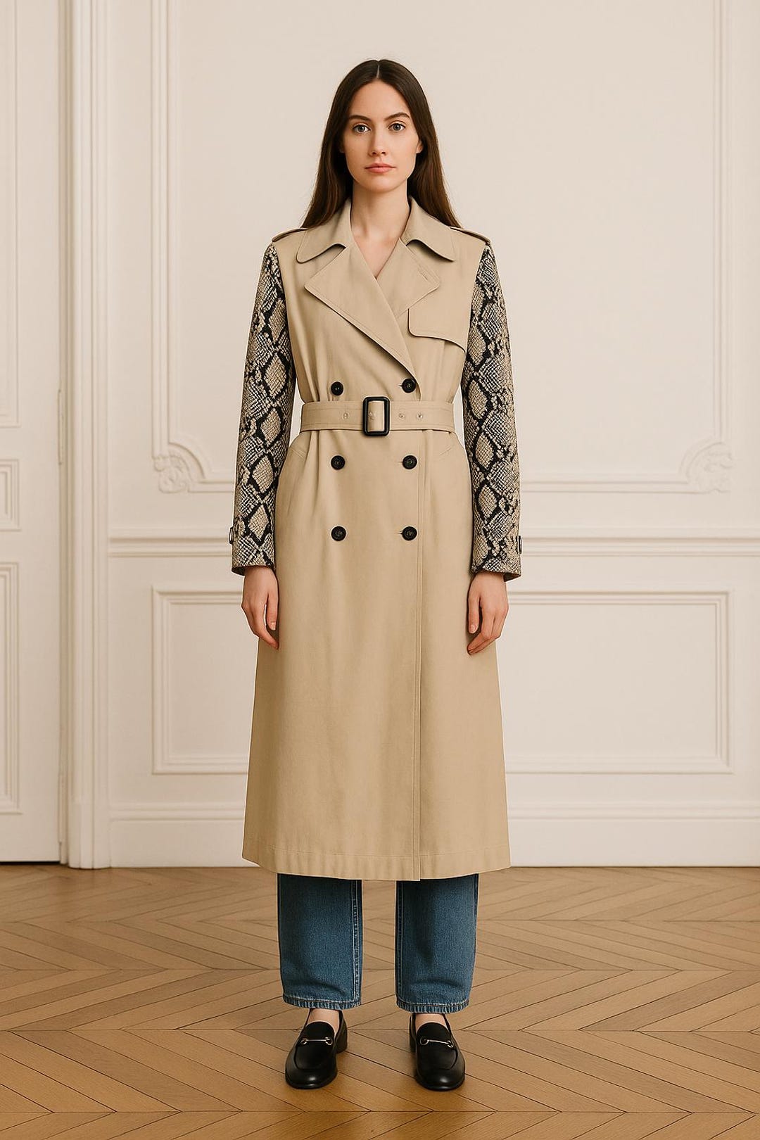 専用！！大きいサイズ クロエ Chloe トレンチコート レディース 42 XL Chloe(クロエ) トレンチコート(レディース) - 海外通販のBUYMA