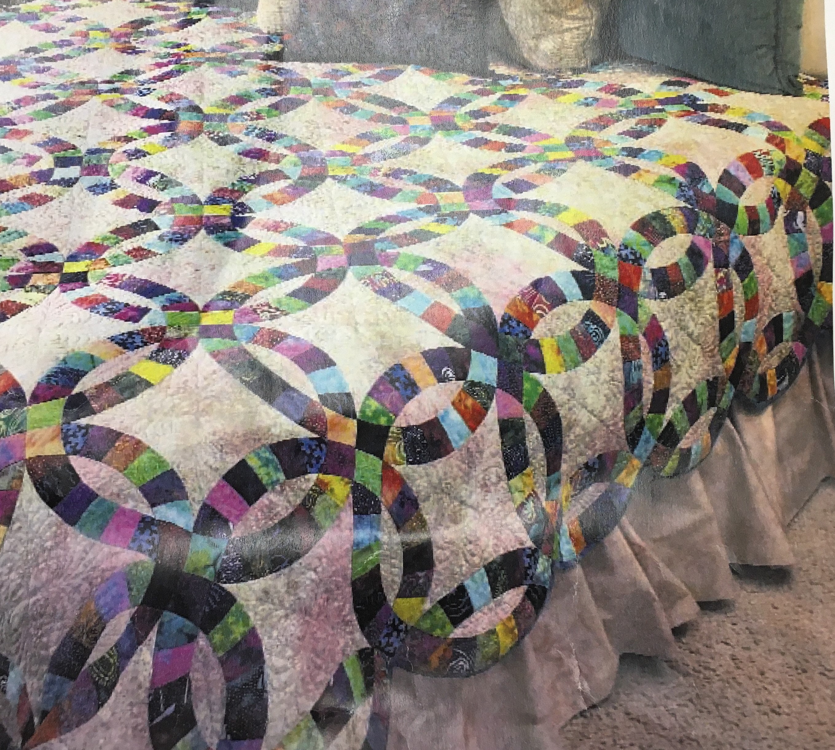 Tim Holtz Double Wedding Ring Quilt Kit Double Wedding Ring Quilt