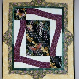 Modern Butterfly Quilted Wallhanging