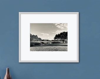 Bridge on a Golf Course Digital Print