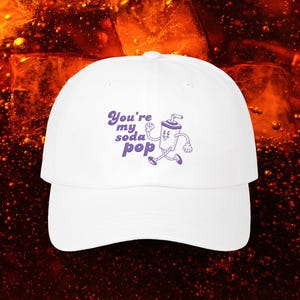 You&#39;re My Soda Pop Embroidered Hat: K-Pop Fan Accessory
