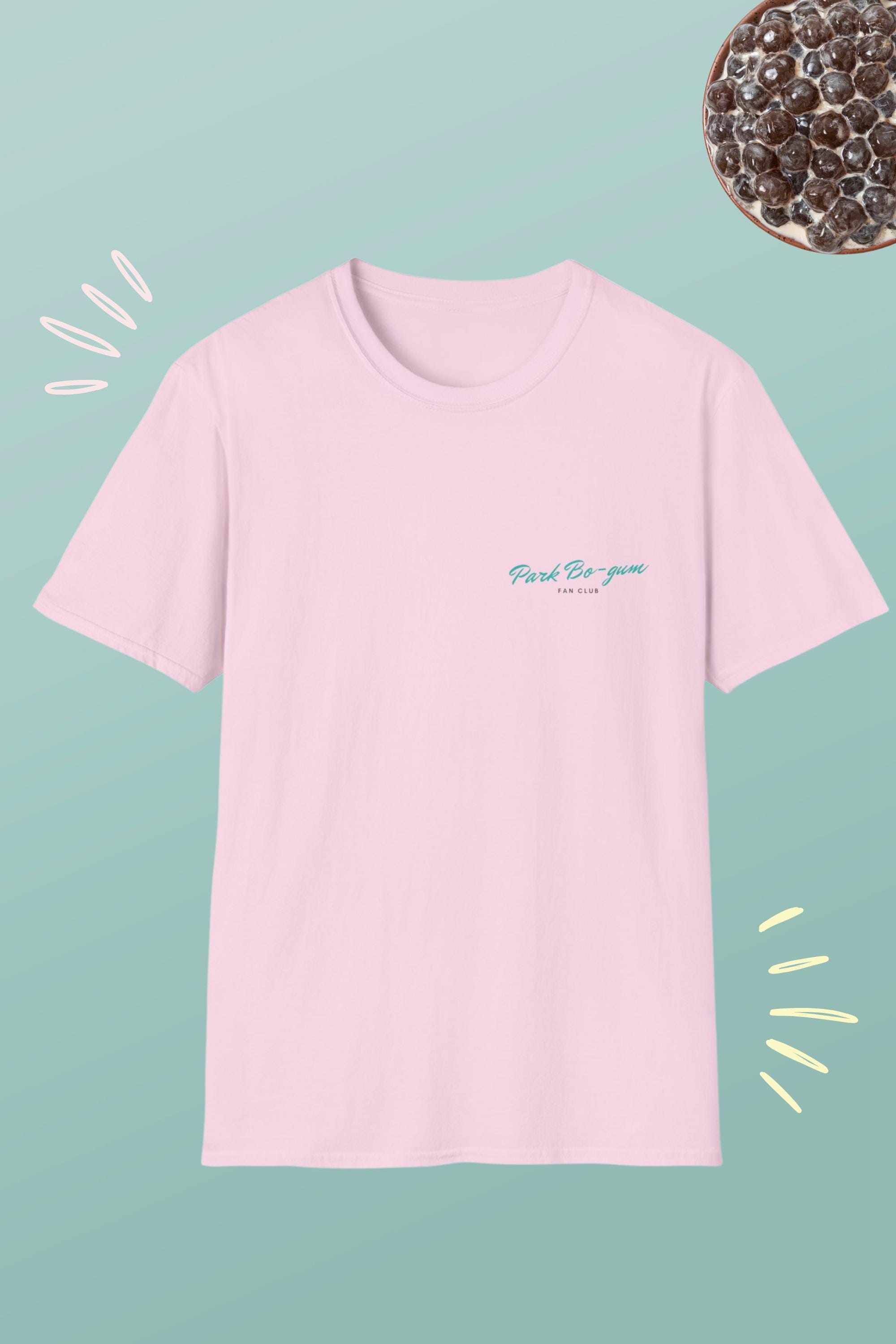 Park Bo-gum Fan Club T-shirt - K-drama Aesthetic Tee, Korean Actor