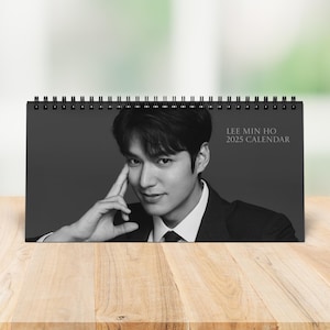 Lee Minho Kalender 2025 - Kdrama Tischkalender, Lee Min-ho Fotokalender, K-Drama Oppa Print