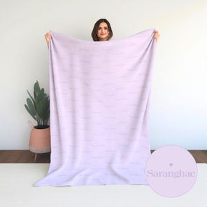Saranghae (Ich liebe dich) Decke, koreanischer Ausdruck Gemütliche Kdrama Geschenk, koreanische Nostalgie Decke, Kdrama Fan werfen, K-Drama Fangirl Geschenk
