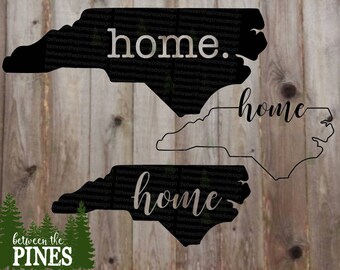 Free Free 97 Nc Home Svg SVG PNG EPS DXF File