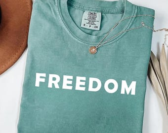 Chemise Charlie Kirk Freedom Comfort Colors® : héros américain RIP