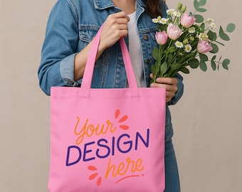 Bolsa de lona personalizada con diseño urbano