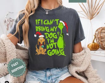 Sweat-shirt Comfort Colors Grinch pour amoureux des chiens