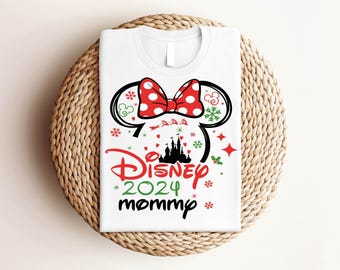 Disney 2025 Family Chemises assorties aux couleurs design Mickey et Minnie