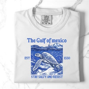 Gulf of Mexico Stay Salty Resistance Shirt, Resist Shirt, Anti Trump Shirt, Democrat Shirt, Democrat Gift Shirt
